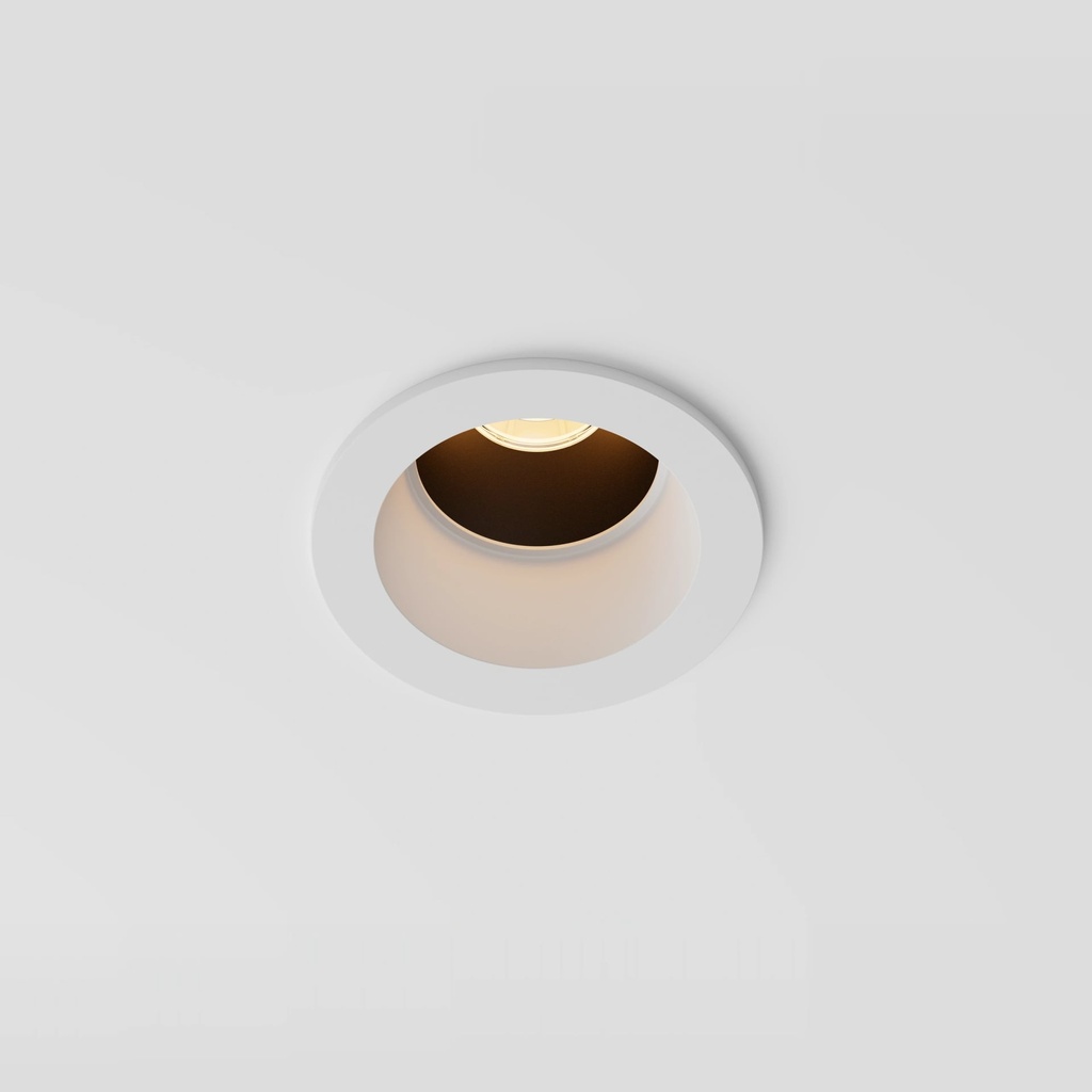 Clickfit Deep Medium IP54 Deco LED Recessed light White/Black ...